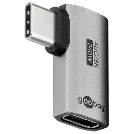 Goobay USB-C Adapter Horizontal 90°, USB4 | 74441