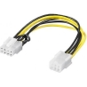 Goobay | Power cable/adapter for PC graphics card; PCI-E/PCI Express; 6-pin to 8-pin