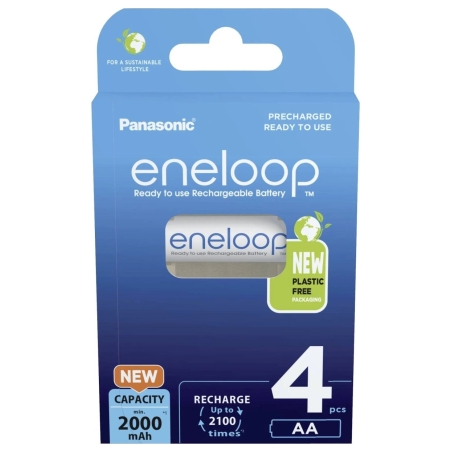 Panasonic | Rechargeable Batteries | ENELOOP BK-3MCDE/4BE | AA | 2000 mAh | 4 pc(s)
