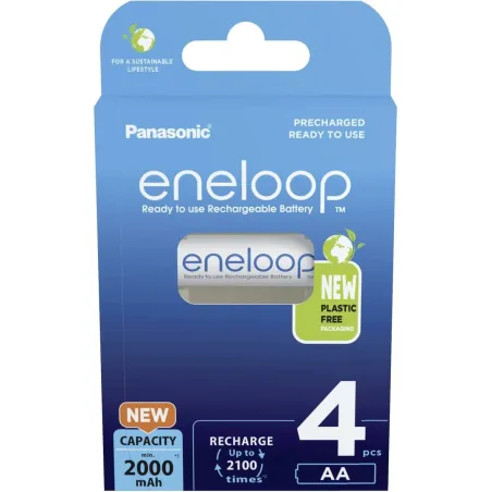 Panasonic | Rechargeable Batteries | ENELOOP BK-3MCDE/4BE | AA | 2000 mAh | 4 pc(s)