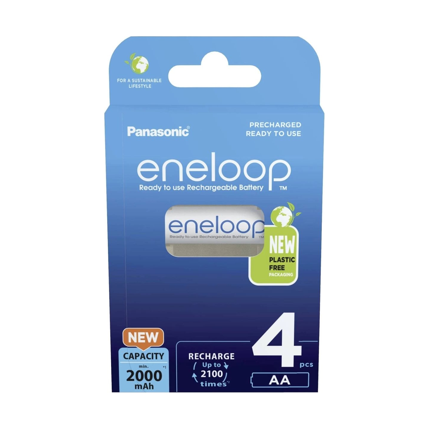 Panasonic | Rechargeable Batteries | ENELOOP BK-3MCDE/4BE | AA | 2000 mAh | 4 pc(s)