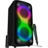 Sven 2.0 portable speaker SVEN PS-960, black, power output 2x80W (RMS), TWS, Bluetooth, FM, USB, LED-display, lithium battery