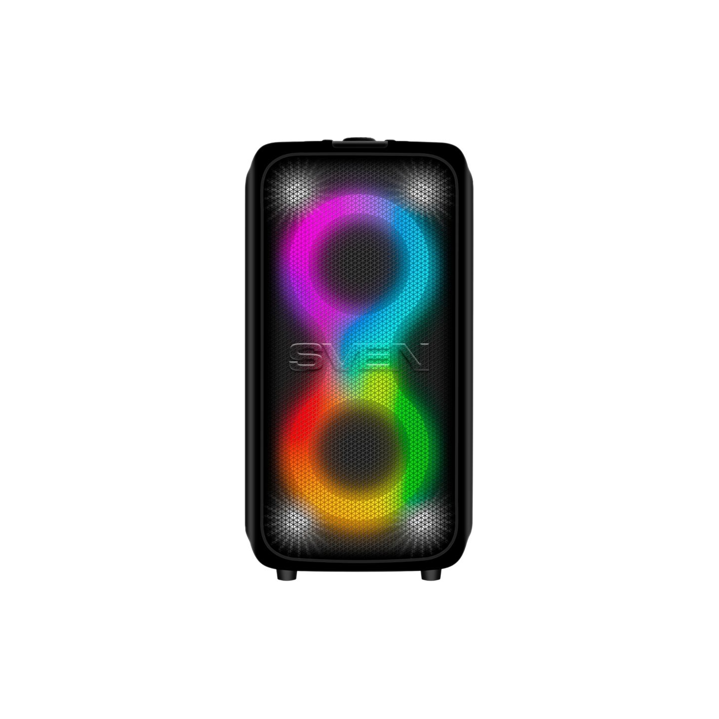 Sven 2.0 portable speaker SVEN PS-960, black, power output 2x80W (RMS), TWS, Bluetooth, FM, USB, LED-display, lithium battery