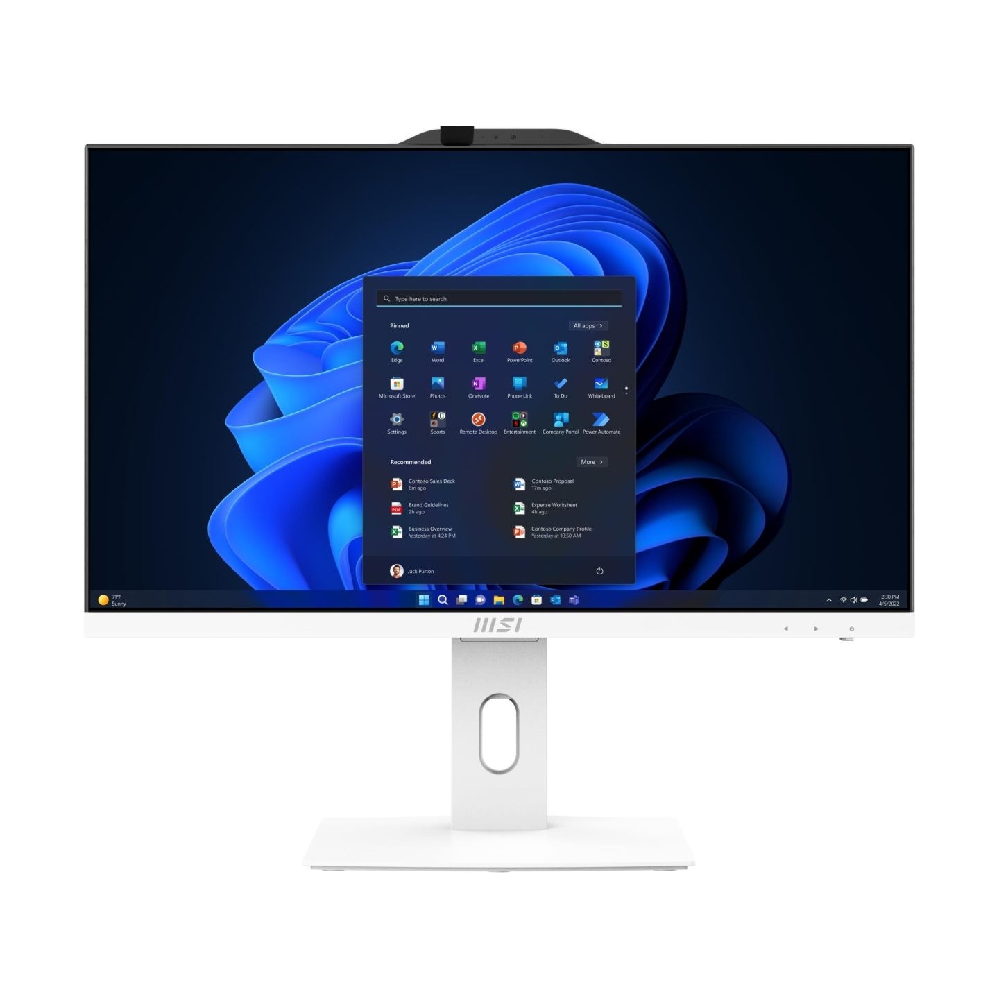 MSI Monoblock PC|MSI|CPU Intel|Intel® CoreT i5|i5-14400|RAM 16 GB|DDR5-SDRAM|Screen 23.8 "|1920 x 1080 pixels|Storage 512 GB|SSD