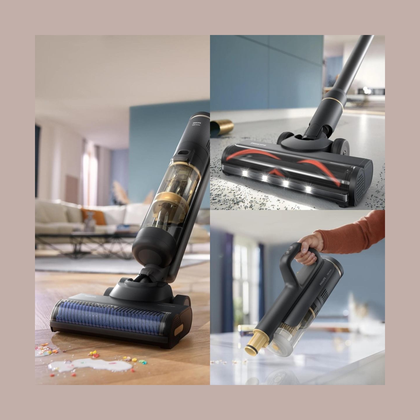 Philips AquaTrio Cordless Wet&Dry Vacuum cleaner 7000 Series XW7264/11 / XW7264/11