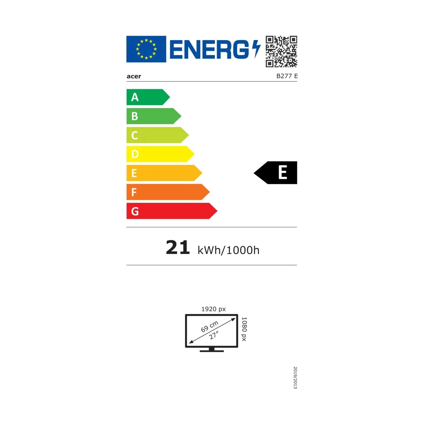 Acer Vero B7 B277U Gbmiiprzx Series | 27 " | IPS | 16:9 | 120 Hz | 4 ms | 2560 x 1440 pixels | 350 cd/m² | HDMI ports quantity 2