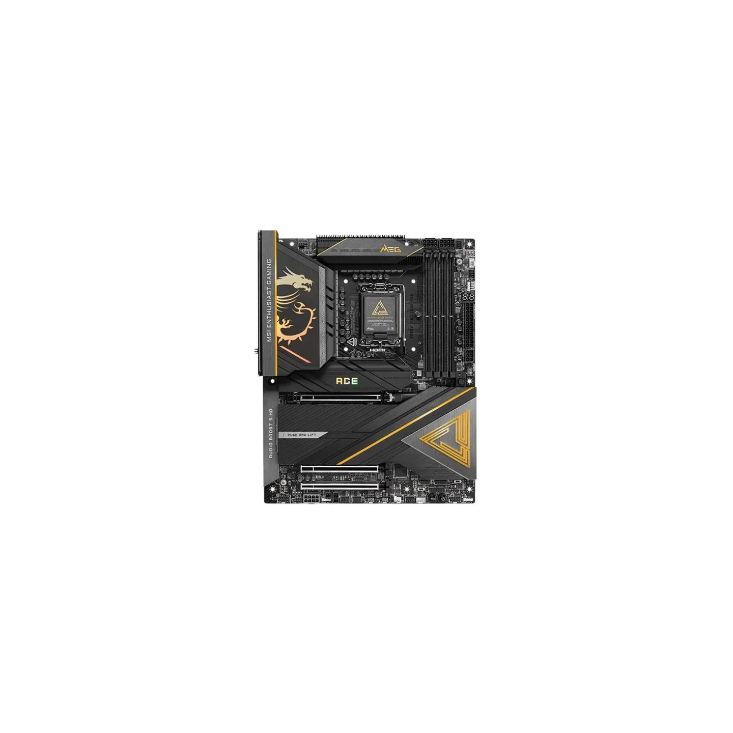 MSI MEG Z890 ACE | Processor family Intel | Processor socket LGA1851 | Supported hard disk drive interfaces SATA, M.2 | Number o