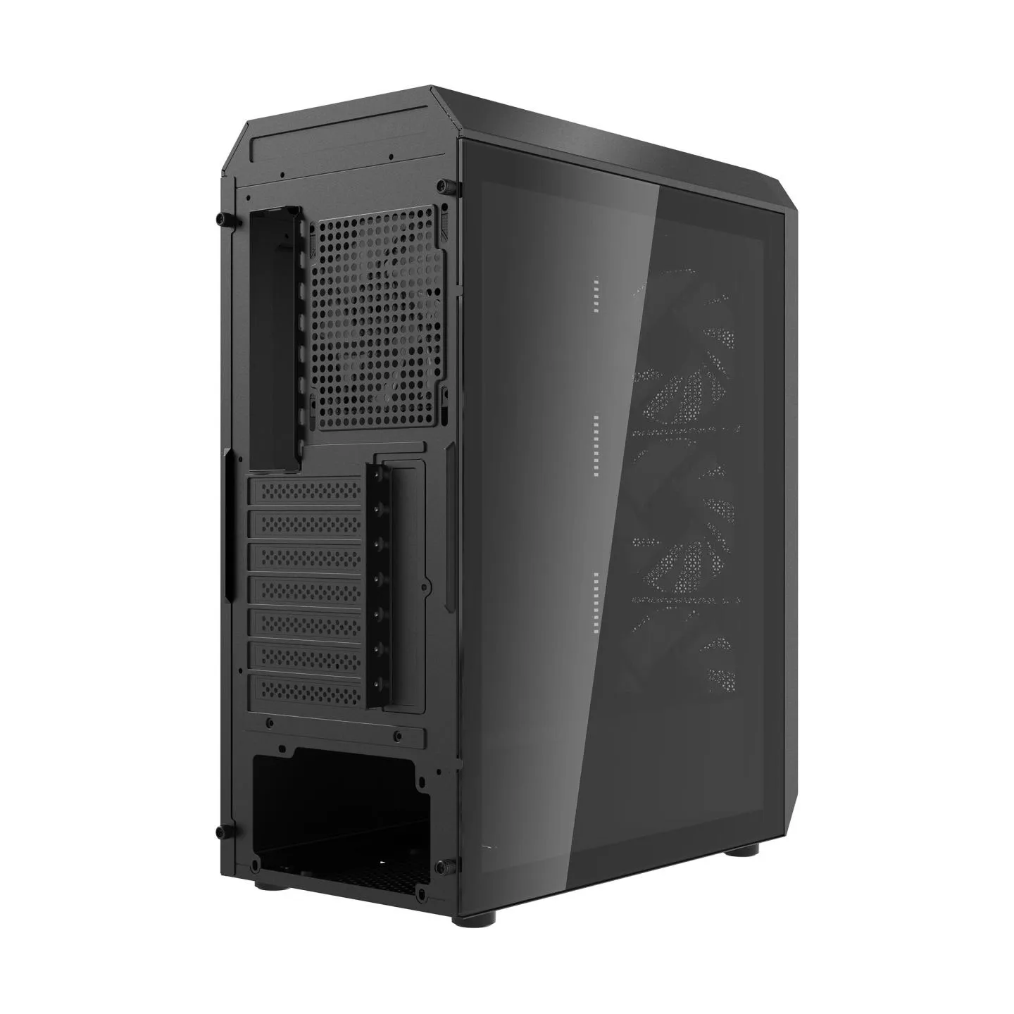 A-Data Case|ADATA|VALOR AIR PLUS MID|MidiTower|Case product features Transparent panel|ATX|MicroATX|MiniITX|Colour Black|VALORAI