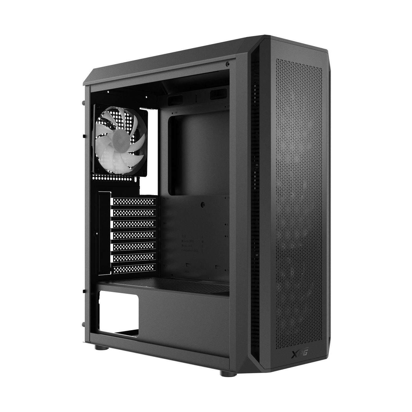 A-Data Case|ADATA|VALOR AIR PLUS MID|MidiTower|Case product features Transparent panel|ATX|MicroATX|MiniITX|Colour Black|VALORAI