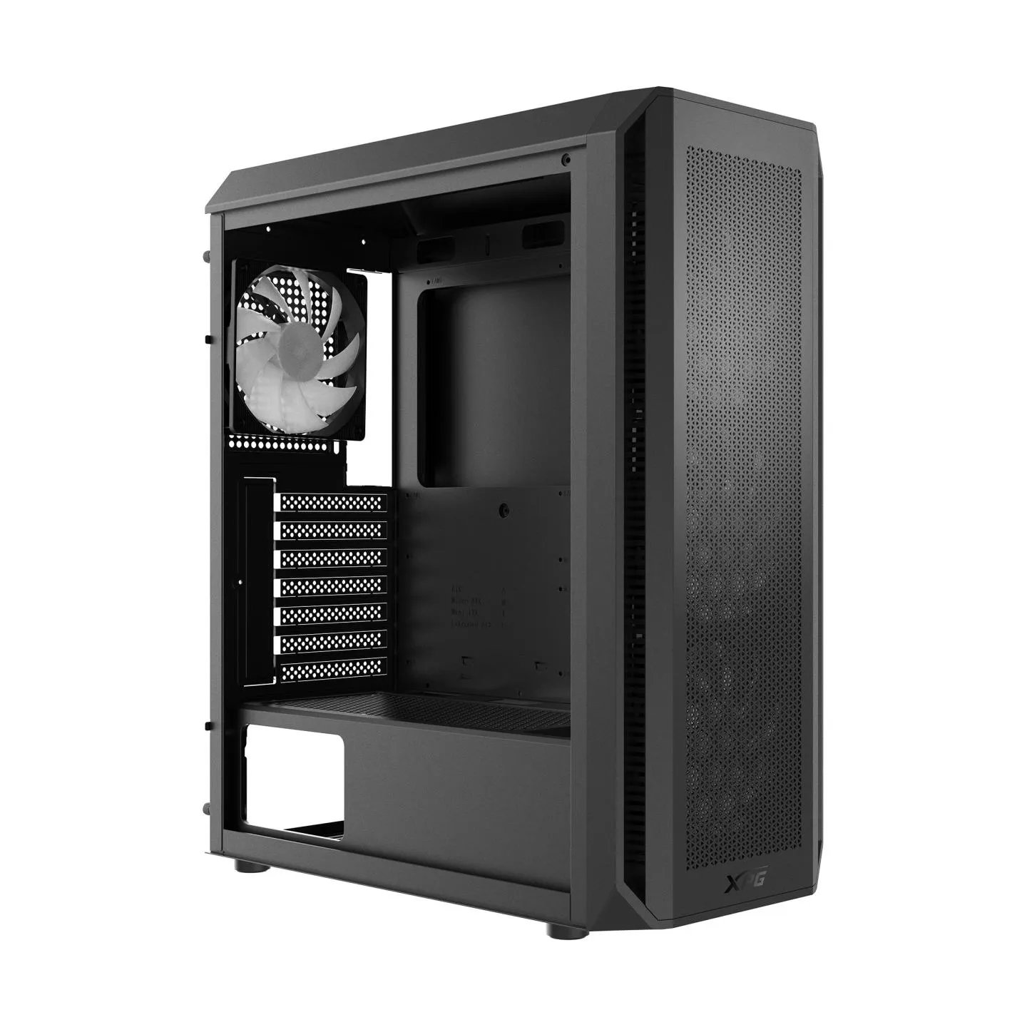 A-Data Case|ADATA|VALOR AIR PLUS MID|MidiTower|Case product features Transparent panel|ATX|MicroATX|MiniITX|Colour Black|VALORAI
