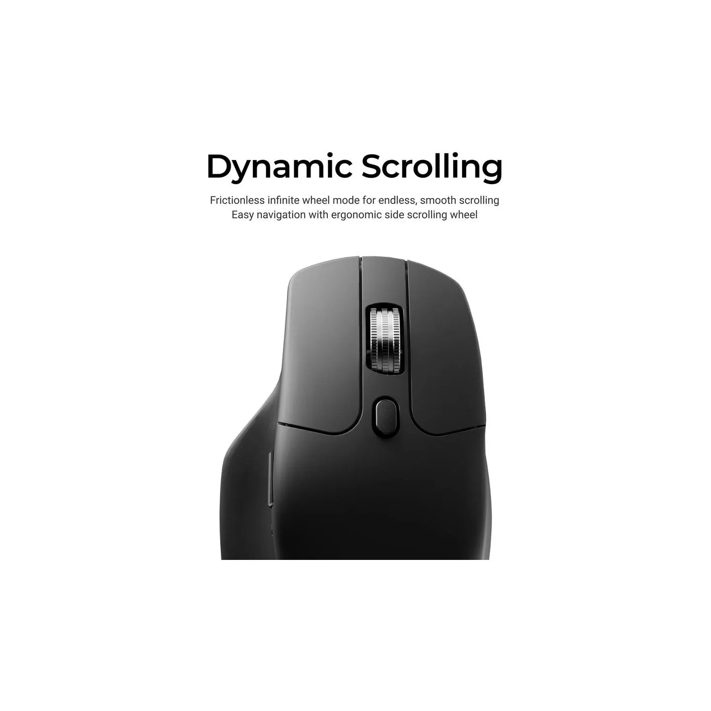 Keychron M6 Silent (8000Hz) Black Wireless Mouse / M6S-A23