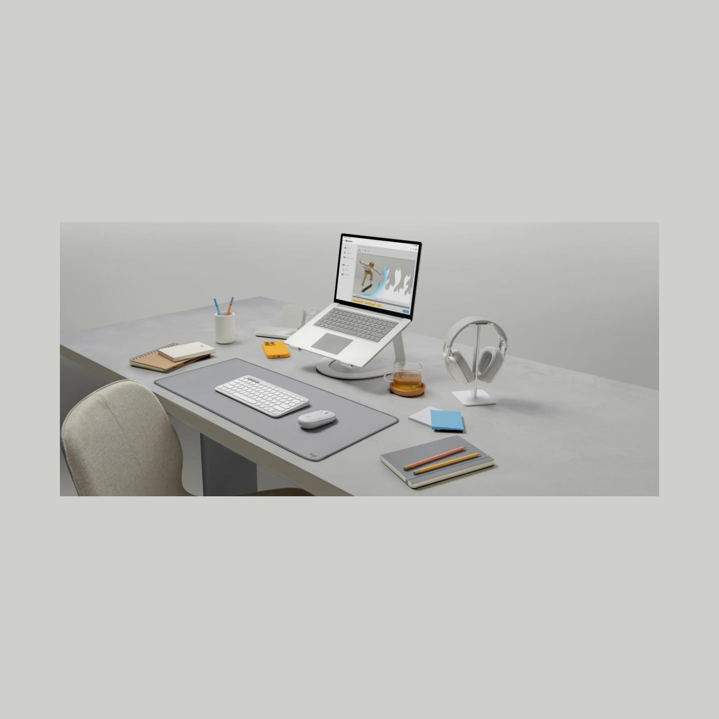 Logitech M350S Pebble 2 Bluetooth Mouse - TONAL WHITE