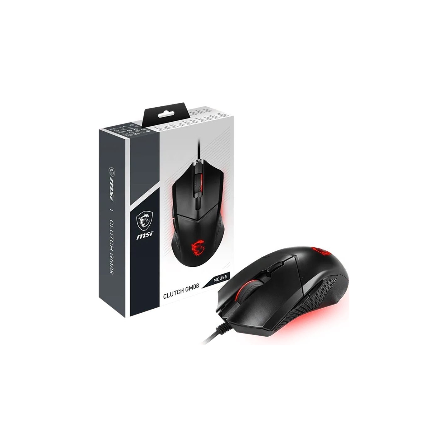 MSI | Clutch GM08 | Gaming Mouse | USB 2.0 | Black