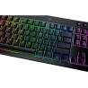 Razer | BlackWidow V4 Low-Profile Tenkeyless HyperSpeed | Keyboard | Wireless | US | Bluetooth | Yellow Switches | Black