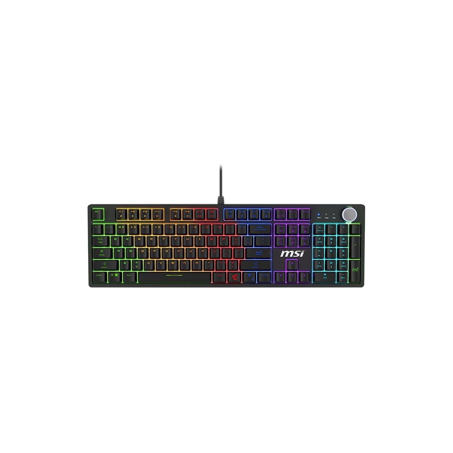 MSI FORGE GK320 RED US | Gaming keyboard | Wired | US | Mechanical RED Switches