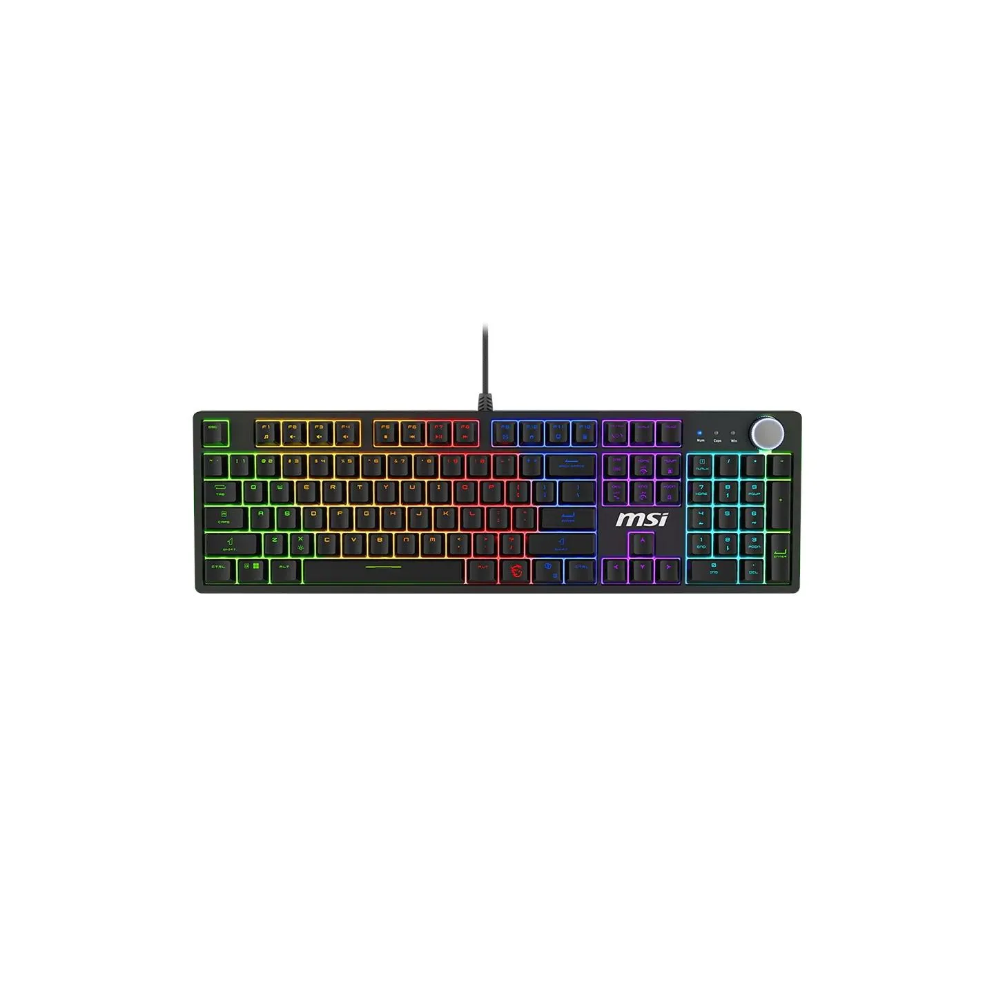 MSI FORGE GK320 RED US | Gaming keyboard | Wired | US | Mechanical RED Switches
