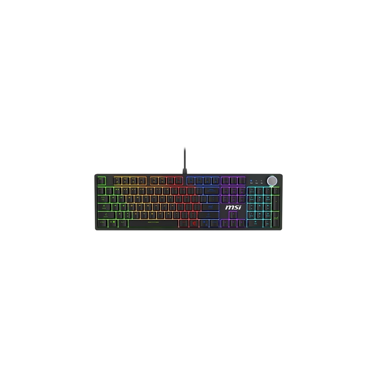 MSI FORGE GK320 RED US | Gaming keyboard | Wired | US | Mechanical RED Switches