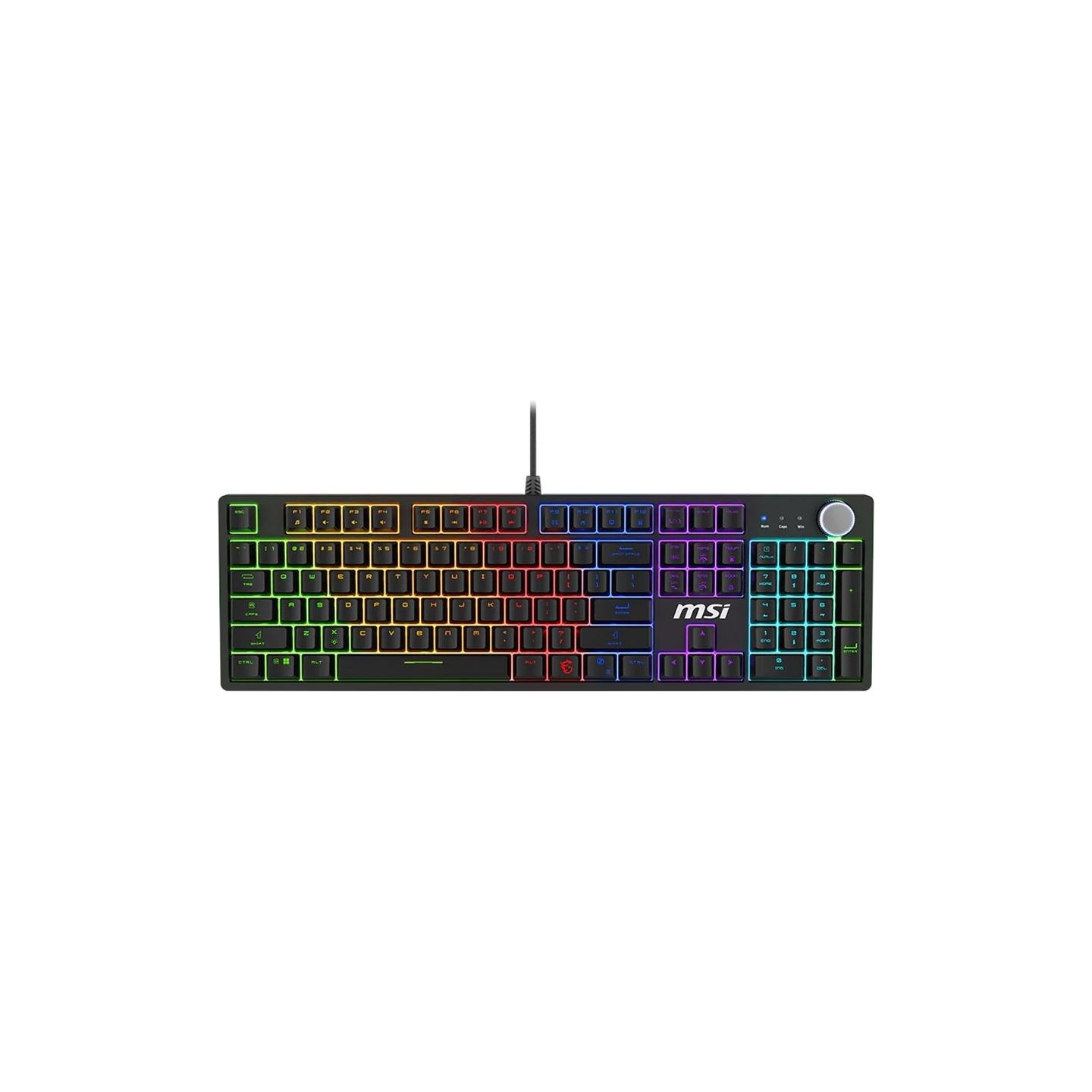 MSI FORGE GK320 RED US | Gaming keyboard | Wired | US | Mechanical RED Switches