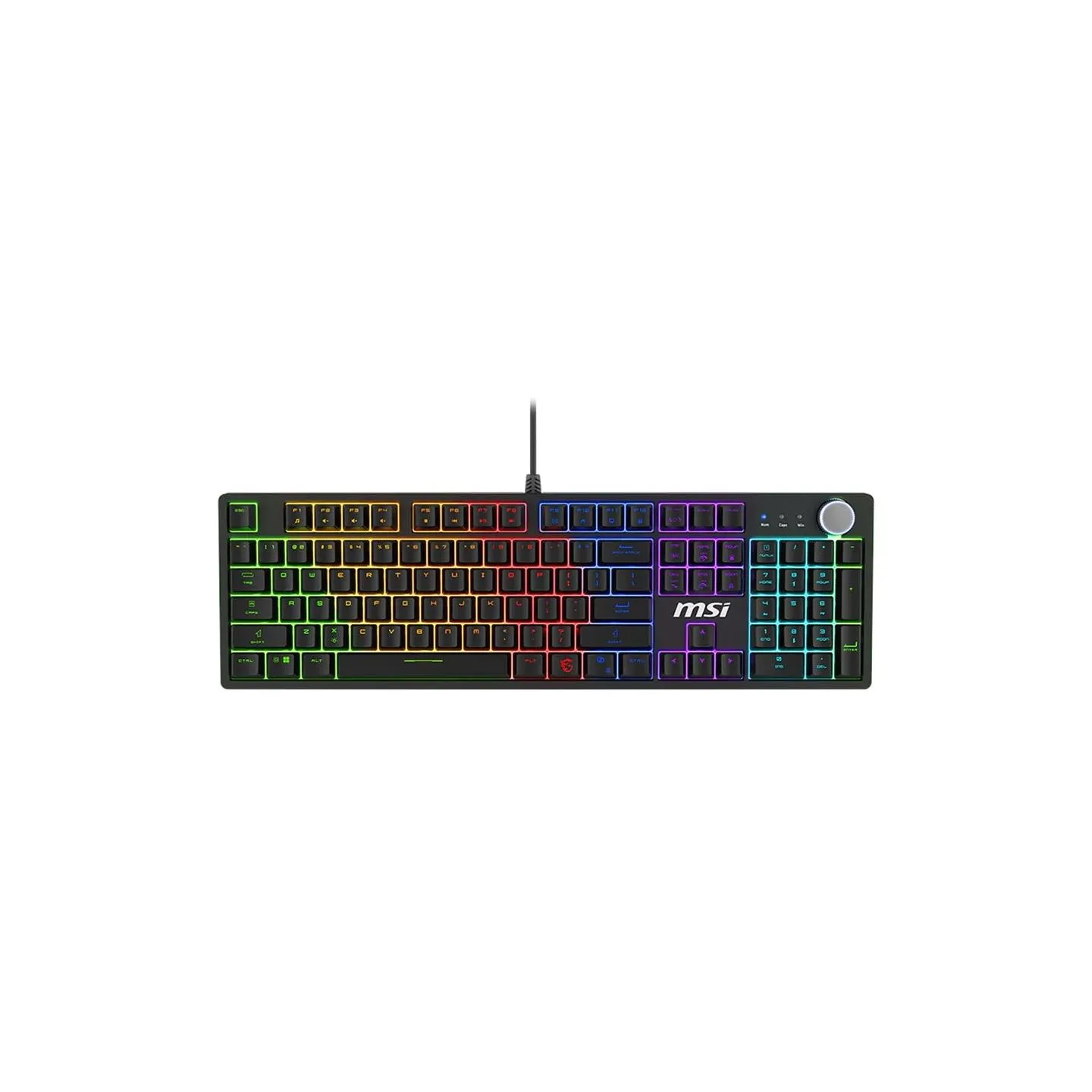MSI FORGE GK320 RED US | Gaming keyboard | Wired | US | Mechanical RED Switches