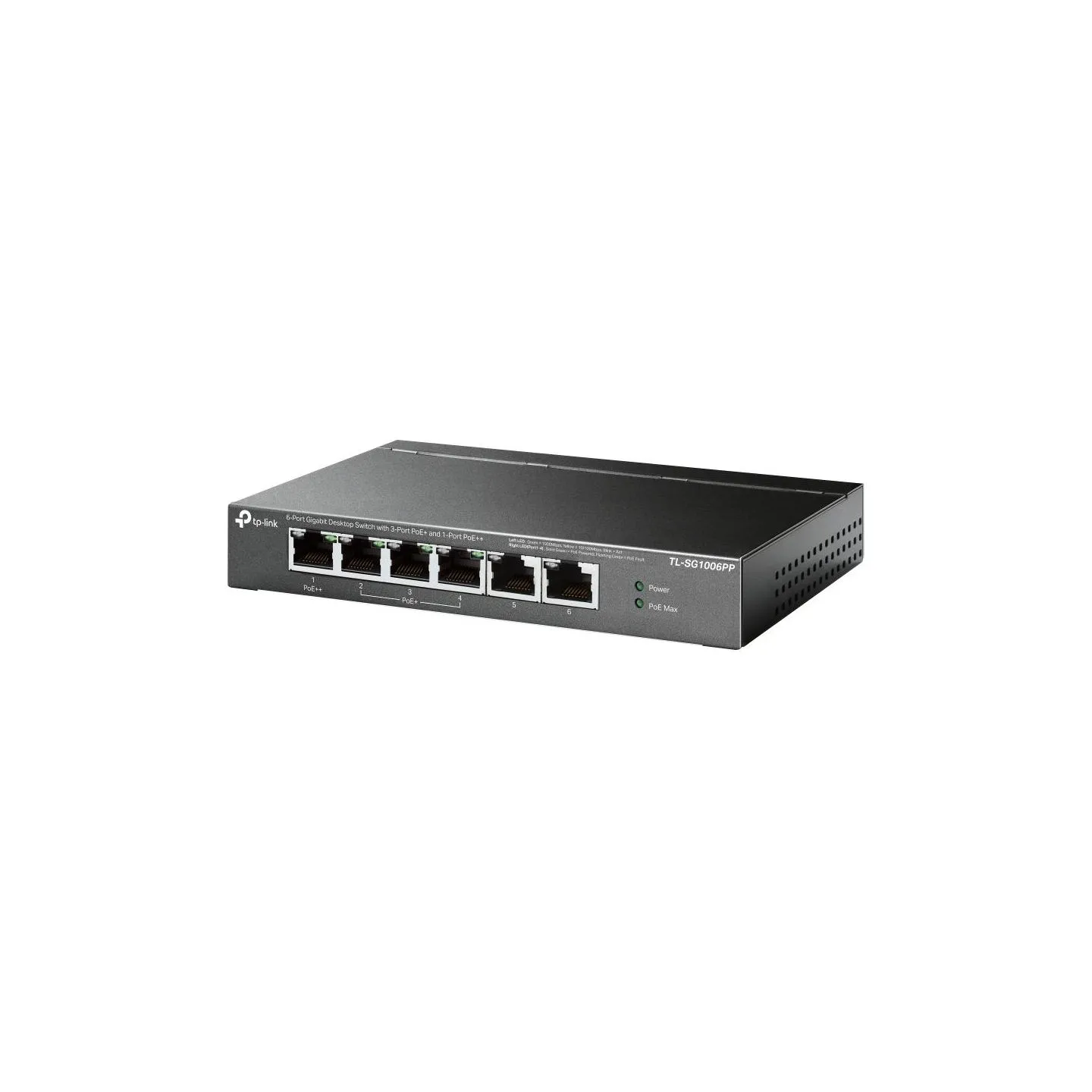 Tp-Link Switch|TP-LINK|TL-SG1006PP|Desktop/pedestal|6x10Base-T / 100Base-TX / 1000Base-T|PoE+ ports 4|TL-SG1006PP