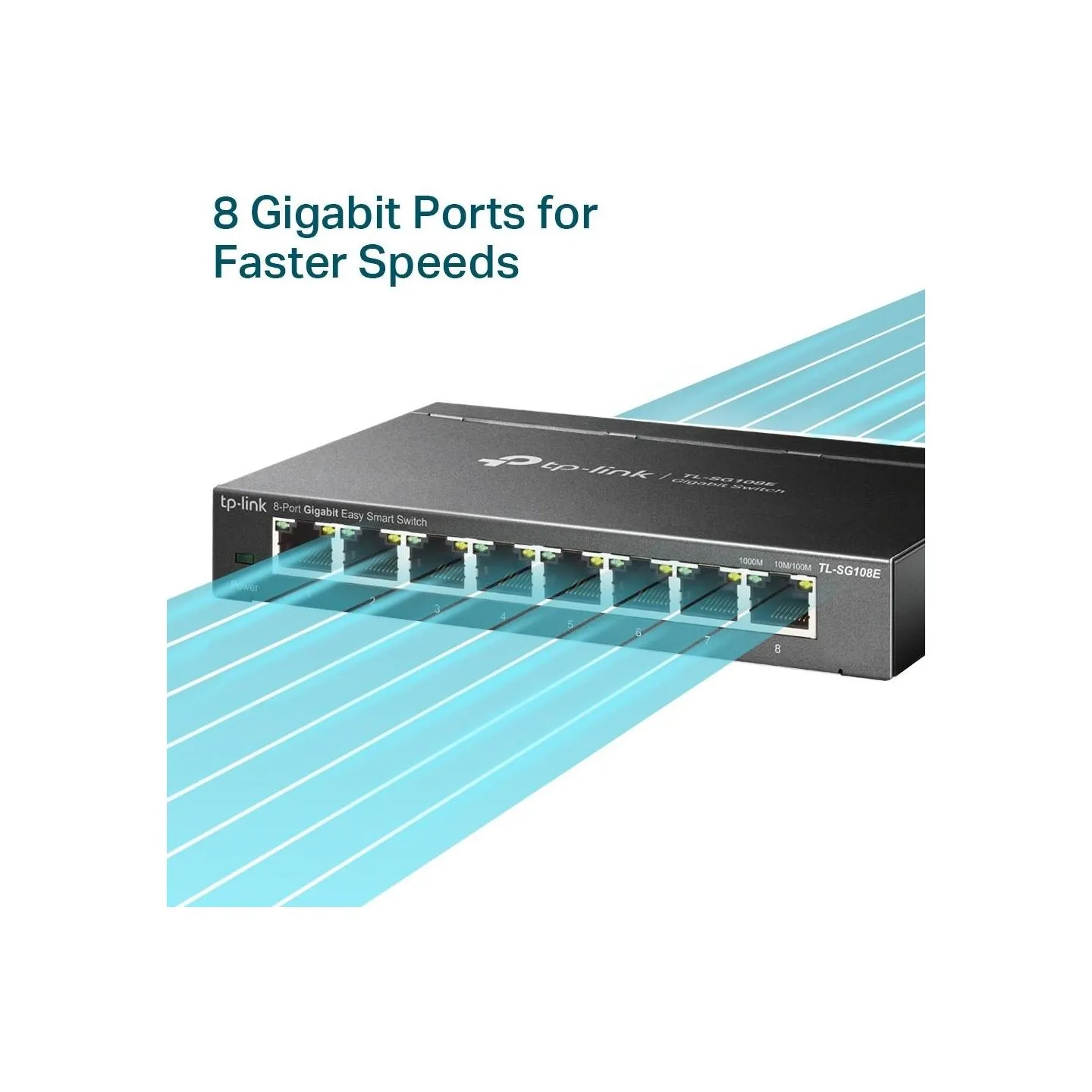 Tp-Link Switch|TP-LINK|8xRJ45|TL-SG108E