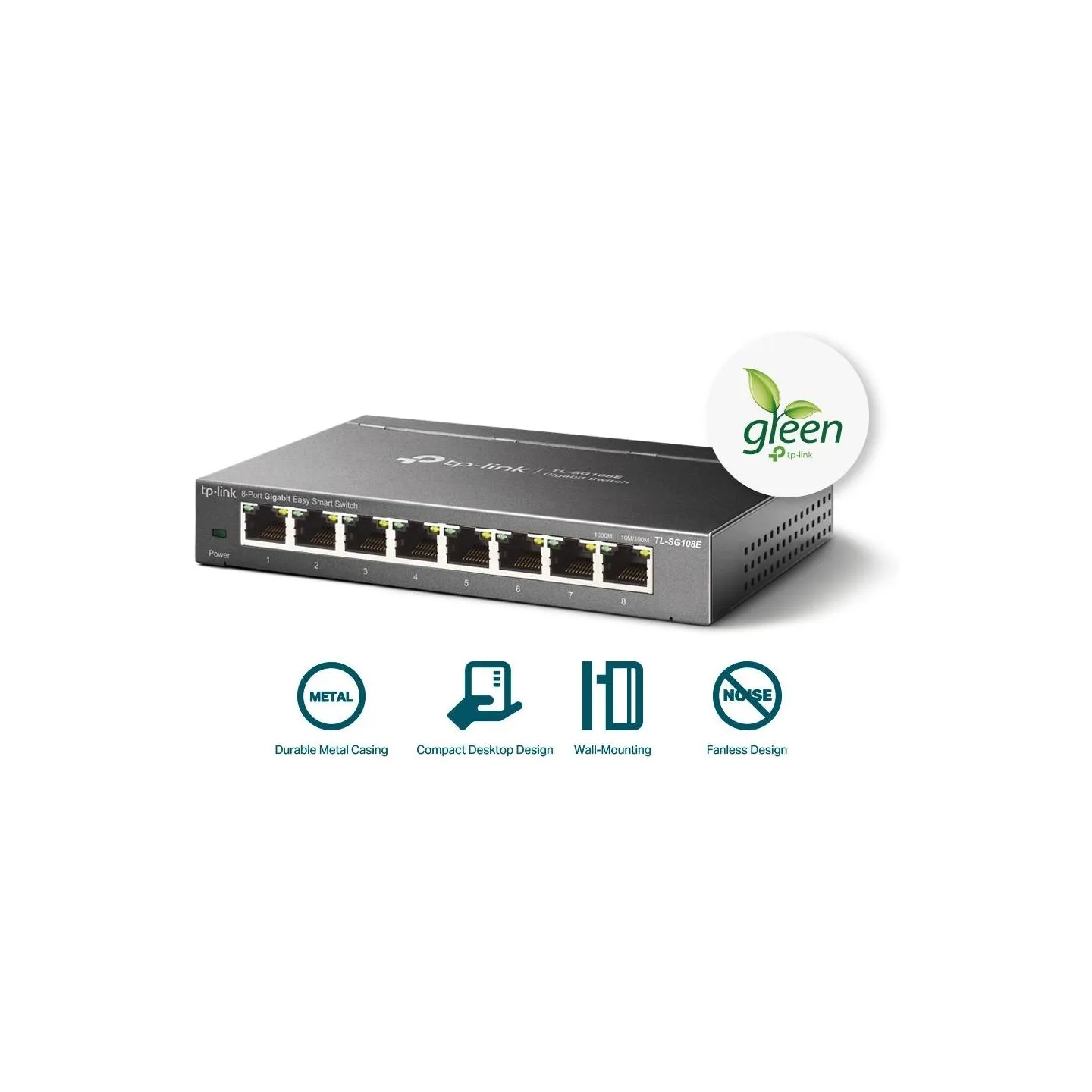 Tp-Link Switch|TP-LINK|8xRJ45|TL-SG108E