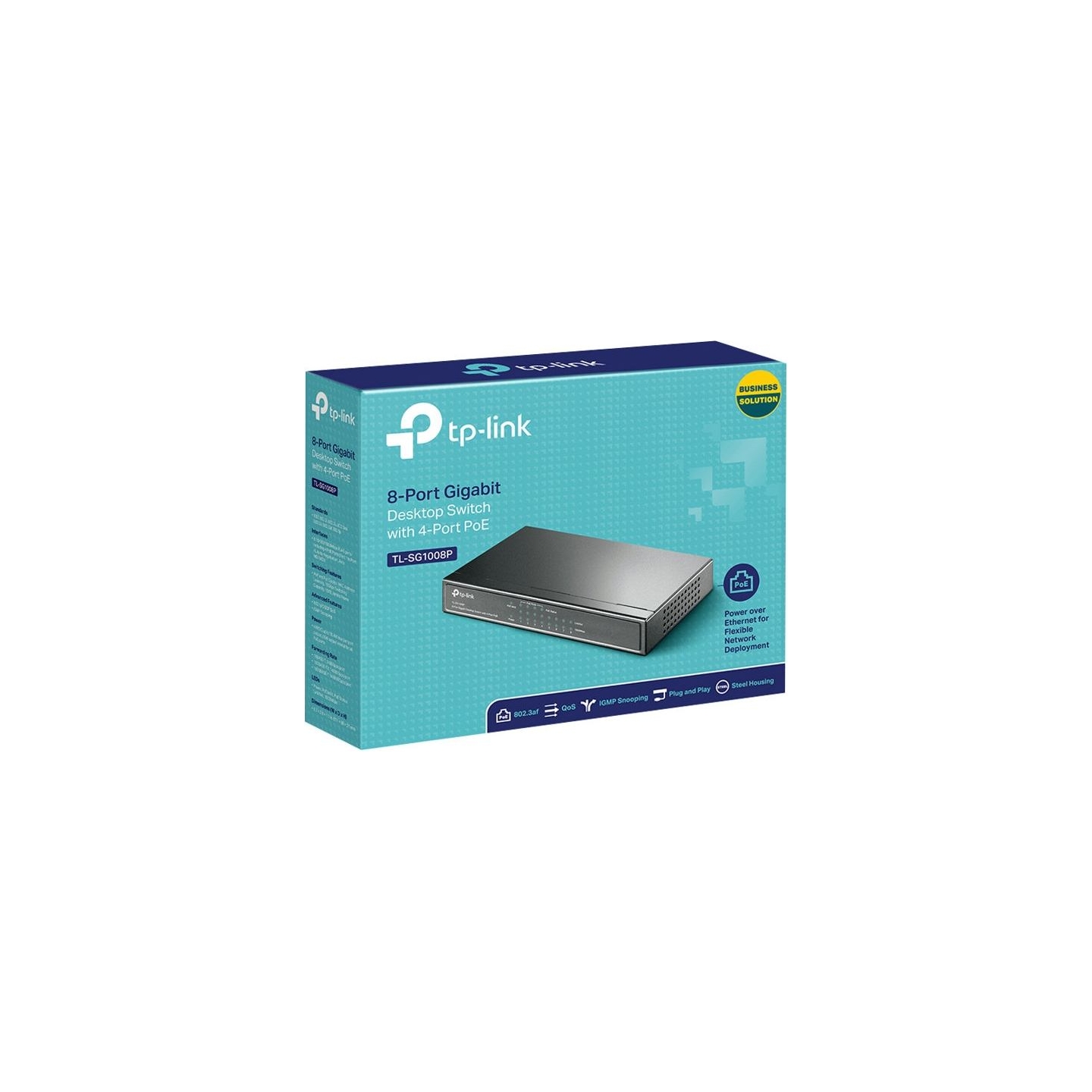 Tp-Link | Switch | TL-SG1008P | Unmanaged | Desktop | Gigabit Ethernet (copper) ports quantity 8 | Power over Ethernet (PoE) por