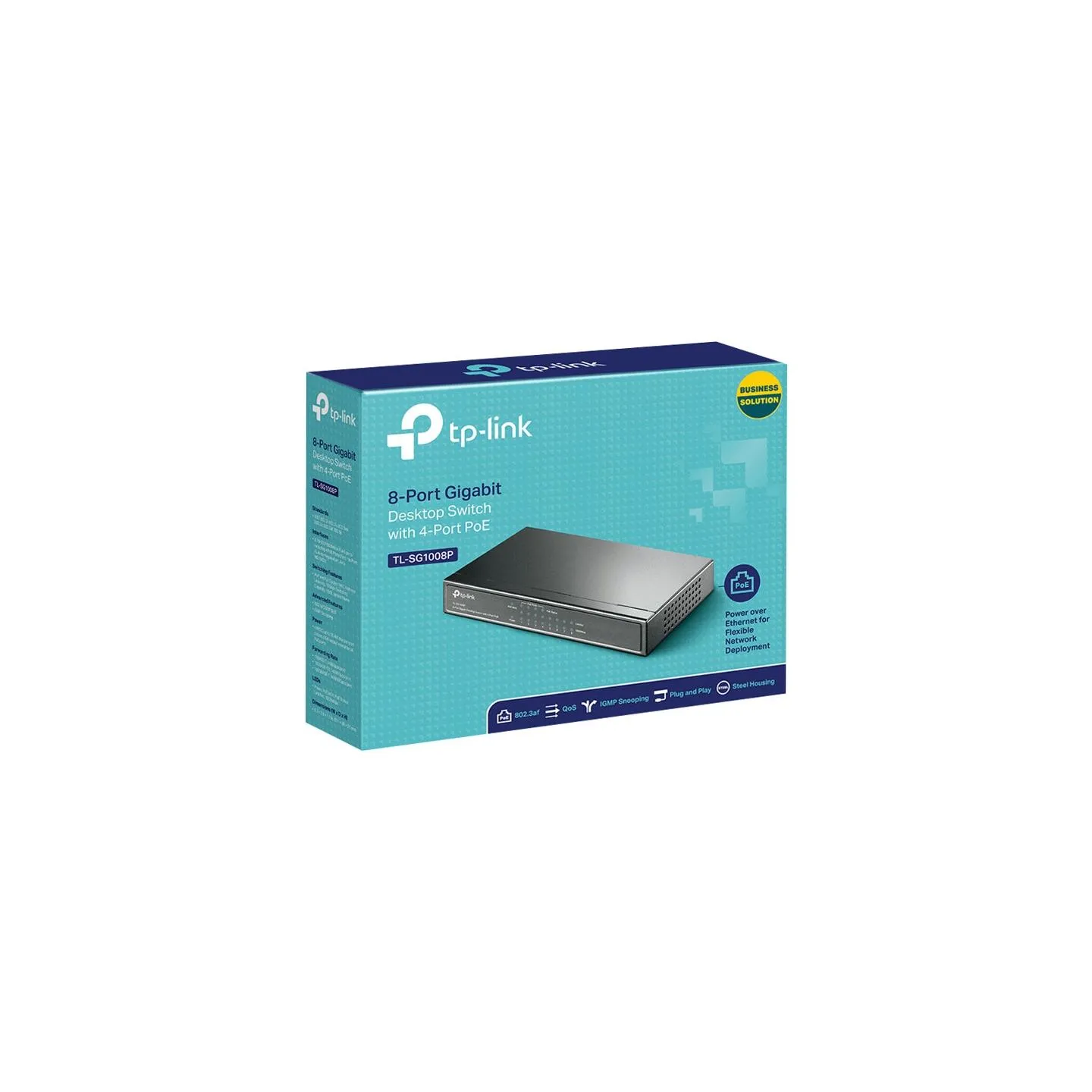 Tp-Link | Switch | TL-SG1008P | Unmanaged | Desktop | Gigabit Ethernet (copper) ports quantity 8 | Power over Ethernet (PoE) por