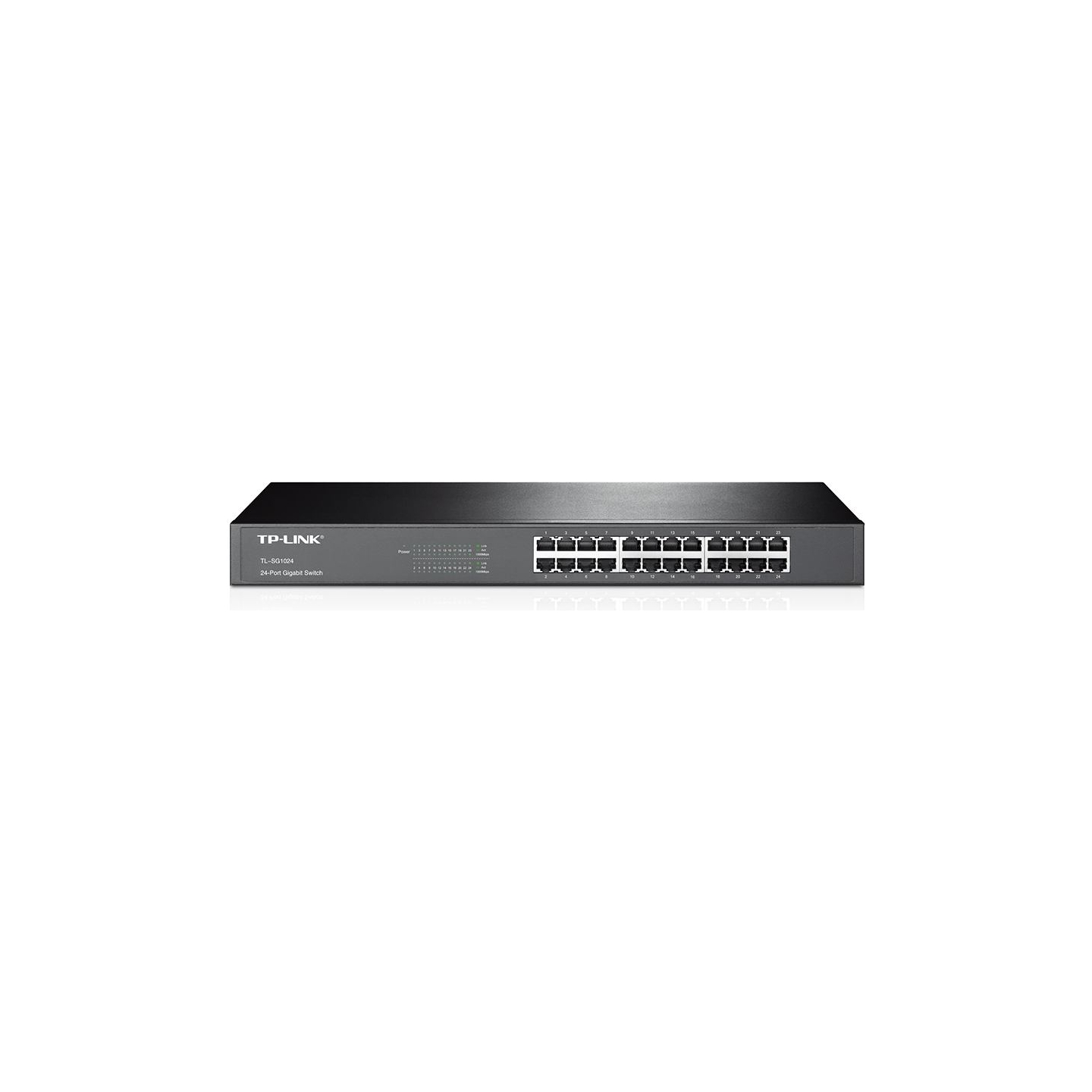 Tp-Link | 24-Port Gigabit Rackmount Switch | TL-SG1024 | Unmanaged | Rackmountable