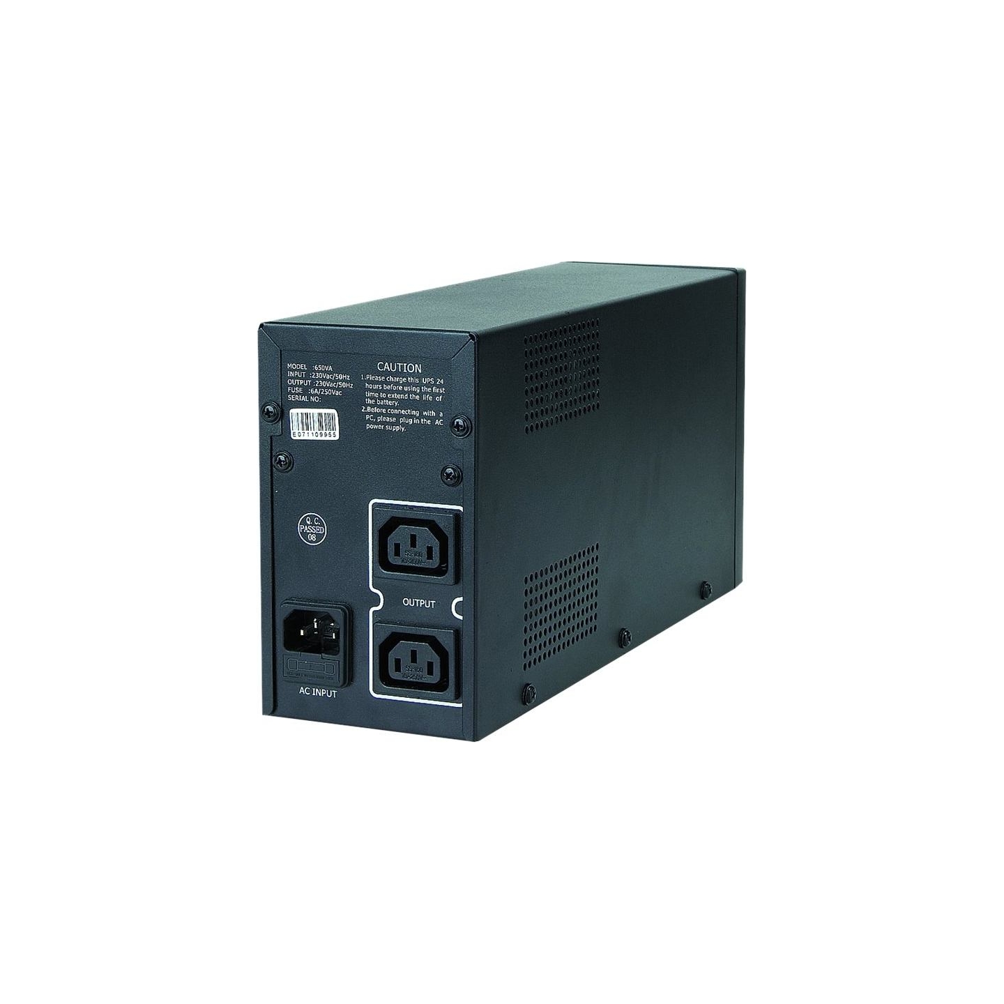 Energenie | UPS UPS-PC-652A with AVR | 650 VA | 220 V | 220 V