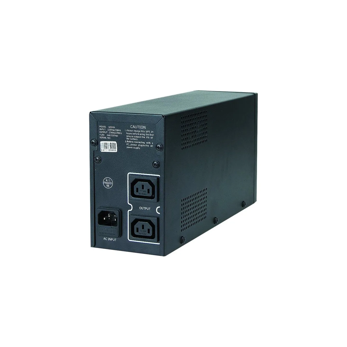 Energenie | UPS UPS-PC-652A with AVR | 650 VA | 220 V | 220 V