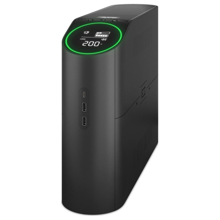 Schneider Electric Back-UPS Pro for Gaming, Tower, 230V, 4x Schuko ir 2x IEC C13 lizdai, RGB Light, Pure Sine Wave, Midnight | 2