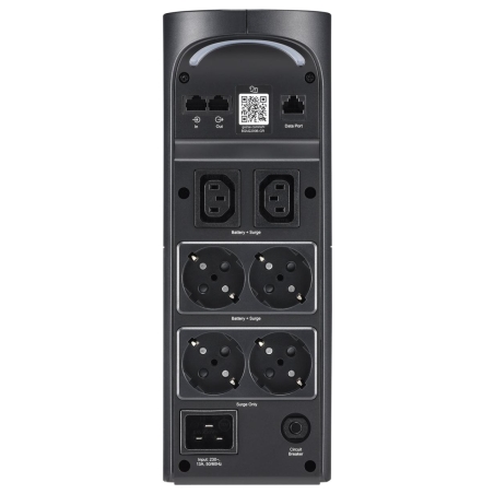 Schneider Electric Back-UPS Pro for Gaming, Tower, 230V, 4x Schuko ir 2x IEC C13 lizdai, RGB Light, Pure Sine Wave, Midnight | 2