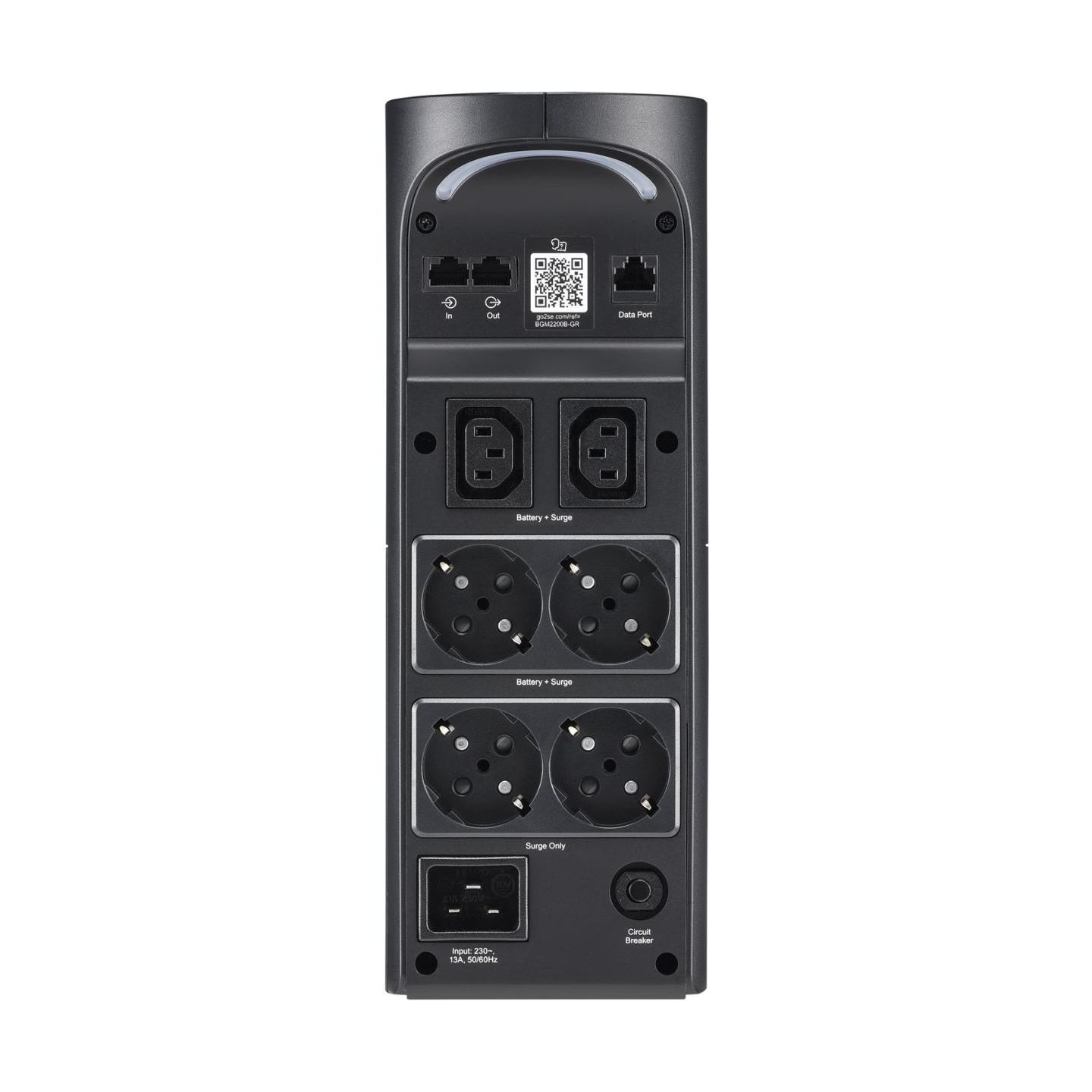 Schneider Electric Back-UPS Pro for Gaming, Tower, 230V, 4x Schuko ir 2x IEC C13 lizdai, RGB Light, Pure Sine Wave, Midnight | 2