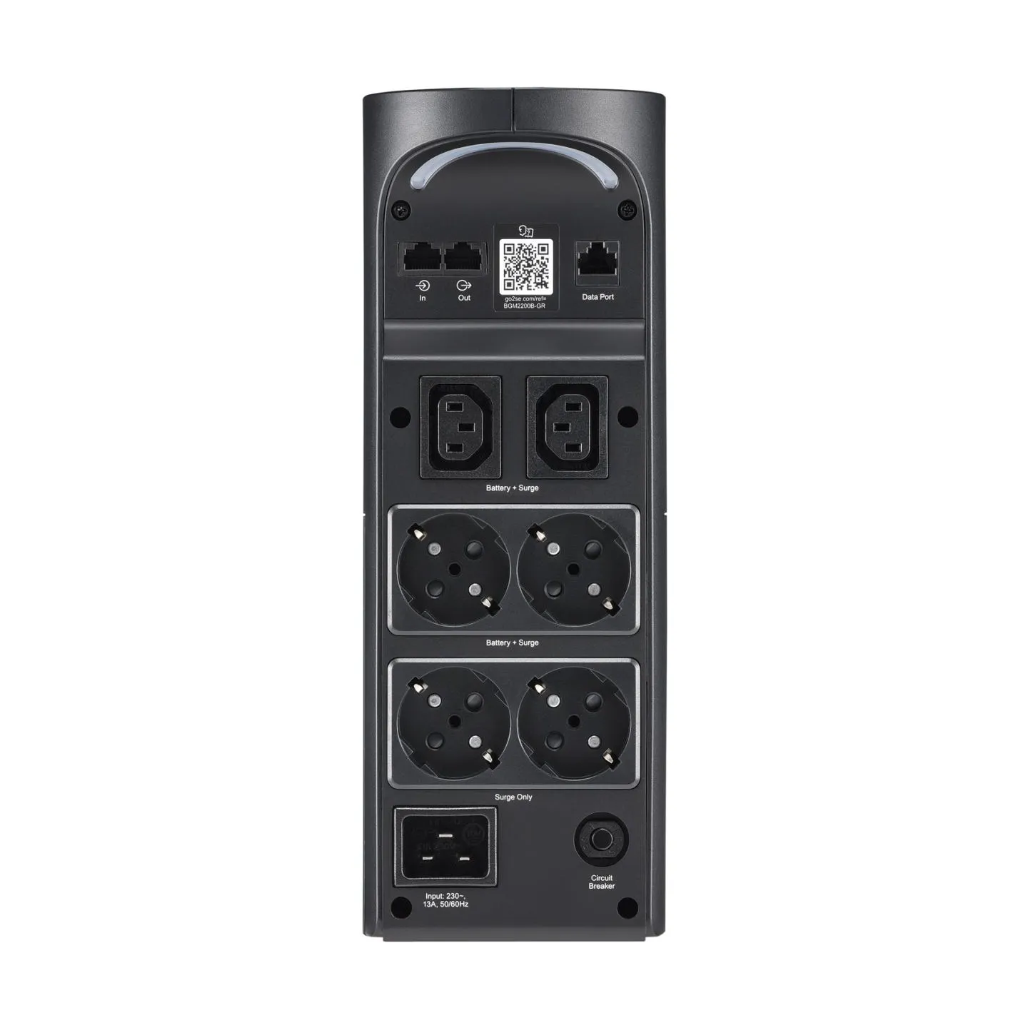 Schneider Electric Back-UPS Pro for Gaming, Tower, 230V, 4x Schuko ir 2x IEC C13 lizdai, RGB Light, Pure Sine Wave, Midnight | 2