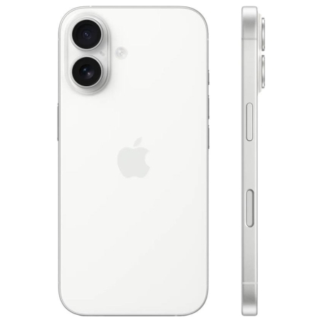 Apple | iPhone 16 | White | 6.1 " | 2556 x 1179 pixels | OLED | A18 | Internal RAM 8 GB | 128 GB | Dual SIM | Nano SIM | 5G | Ma