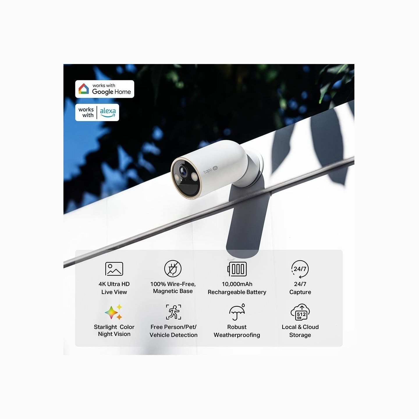 Tp-Link WRL CAMERA 8MP BATTERY-POWERED/TAPO C460 TP-LINK