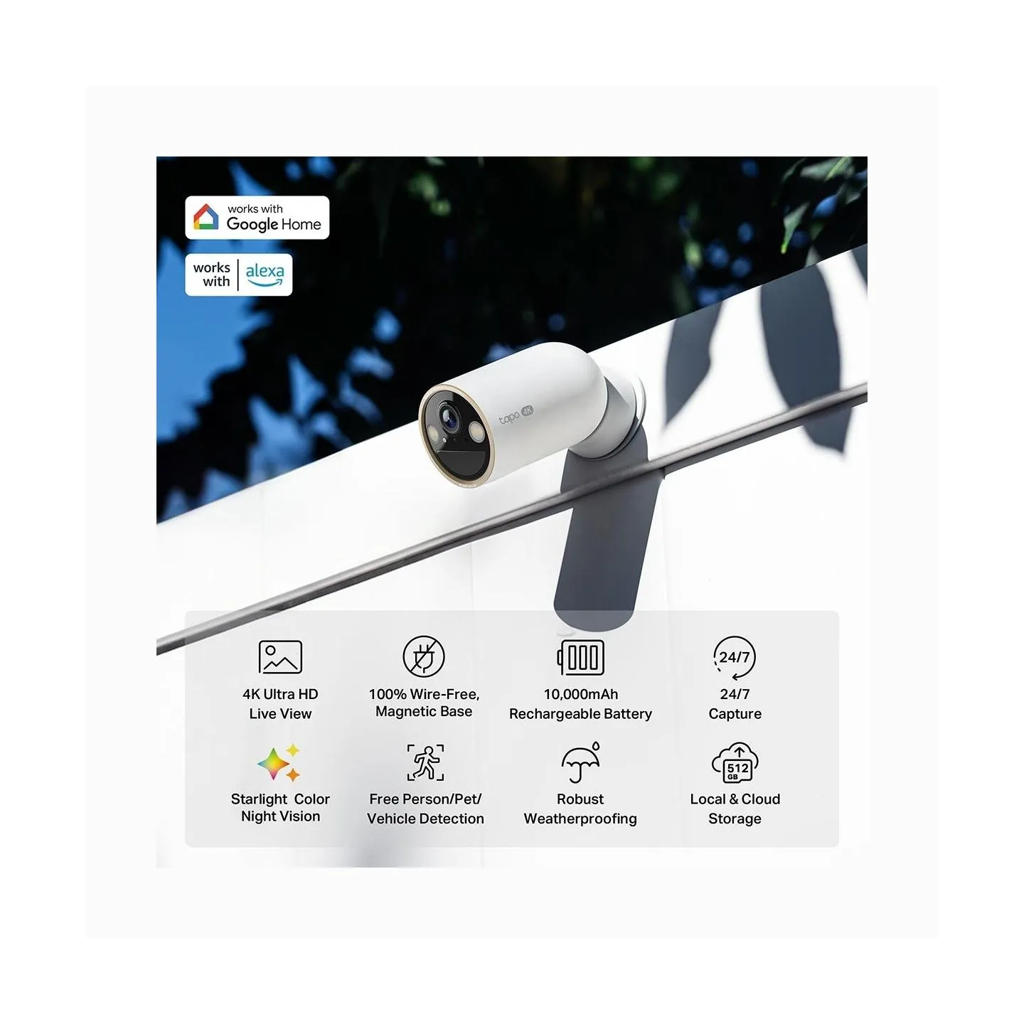 Tp-Link WRL CAMERA 8MP BATTERY-POWERED/TAPO C460 TP-LINK