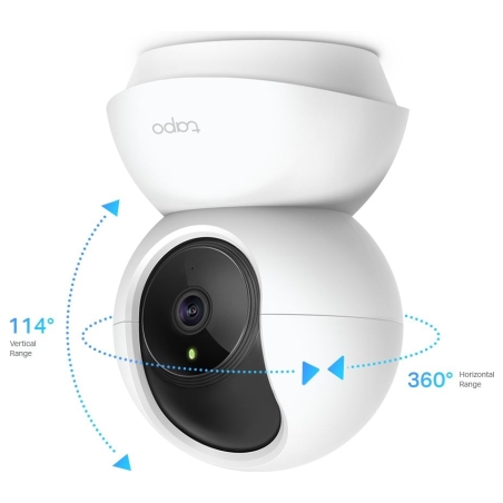 Tp-Link | Pan/Tilt Home Security Wi-Fi Camera | Tapo C200 | 4mm/F/2.4 | Privacy Mode, Sound and Light Alarm, Motion Detection an