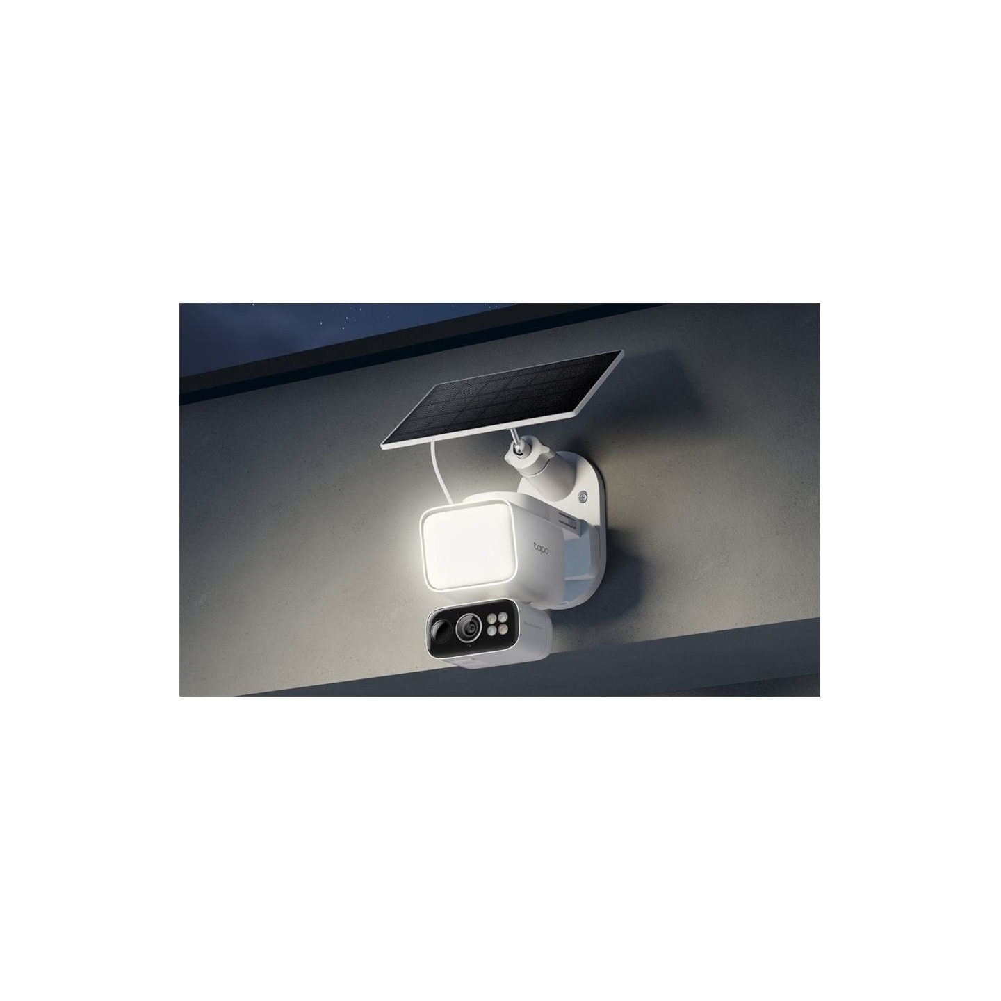 Tp-Link | Tapo C615F KIT | Solar-Powered Floodlight Pan/Tilt Security Camera Kit | 3 MP | F/1.6 | H.264 | MicroSD Card Up to 512