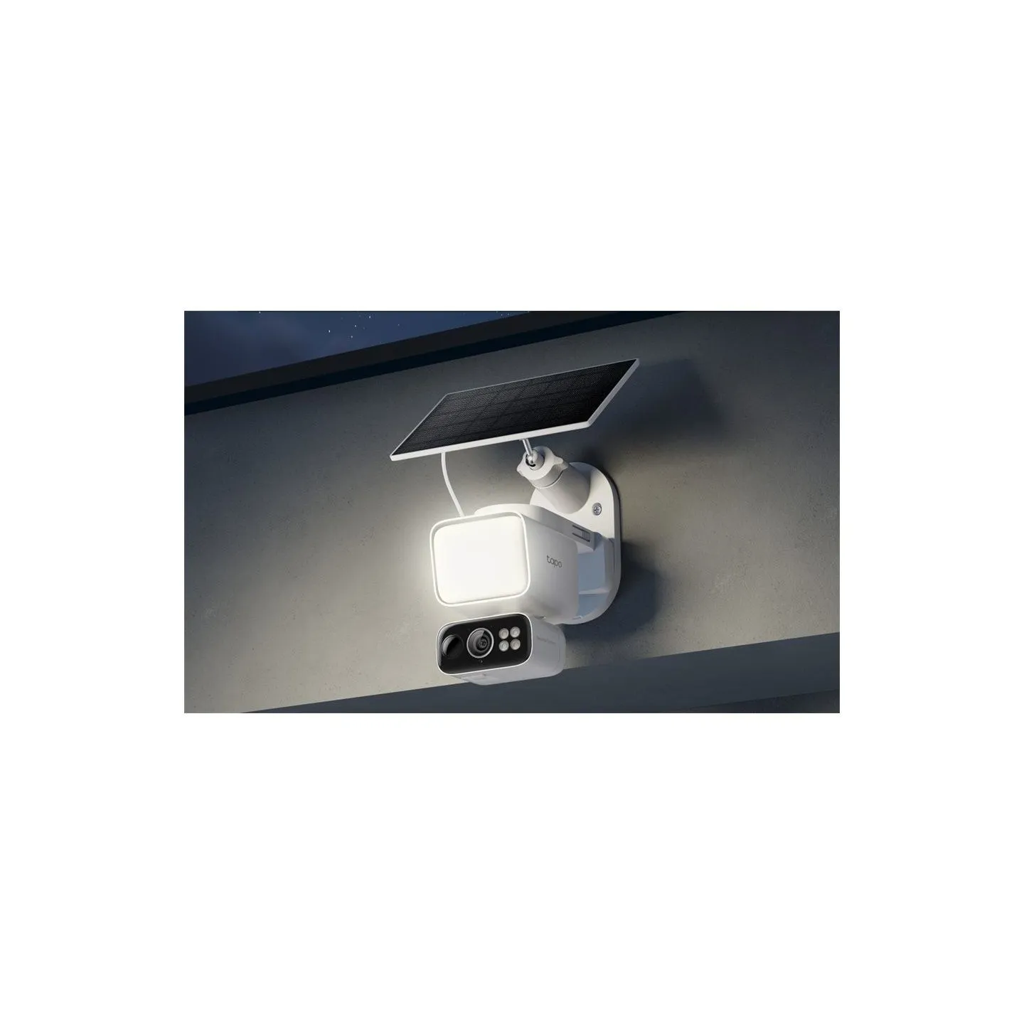 Tp-Link | Tapo C615F KIT | Solar-Powered Floodlight Pan/Tilt Security Camera Kit | 3 MP | F/1.6 | H.264 | MicroSD Card Up to 512