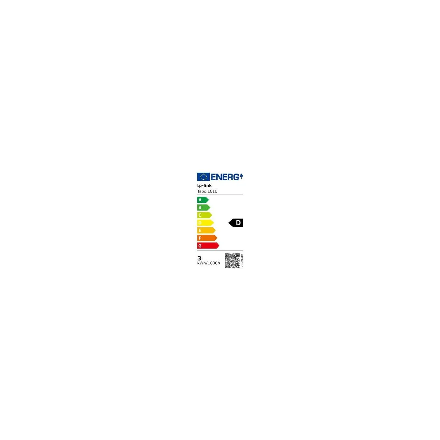 Tp-Link Smart Light Bulb|TP-LINK|Power consumption 2.9 Watts|Luminous flux 350 Lumen|2700 K|Beam angle 40 degrees|TAPOL610