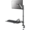 Neomounts DESK MOUNTED SIT-STAND WORKSTATION (SCREEN, KEYBOARD & MOUSE)