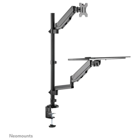 Neomounts DESK MOUNTED SIT-STAND WORKSTATION (SCREEN, KEYBOARD & MOUSE)