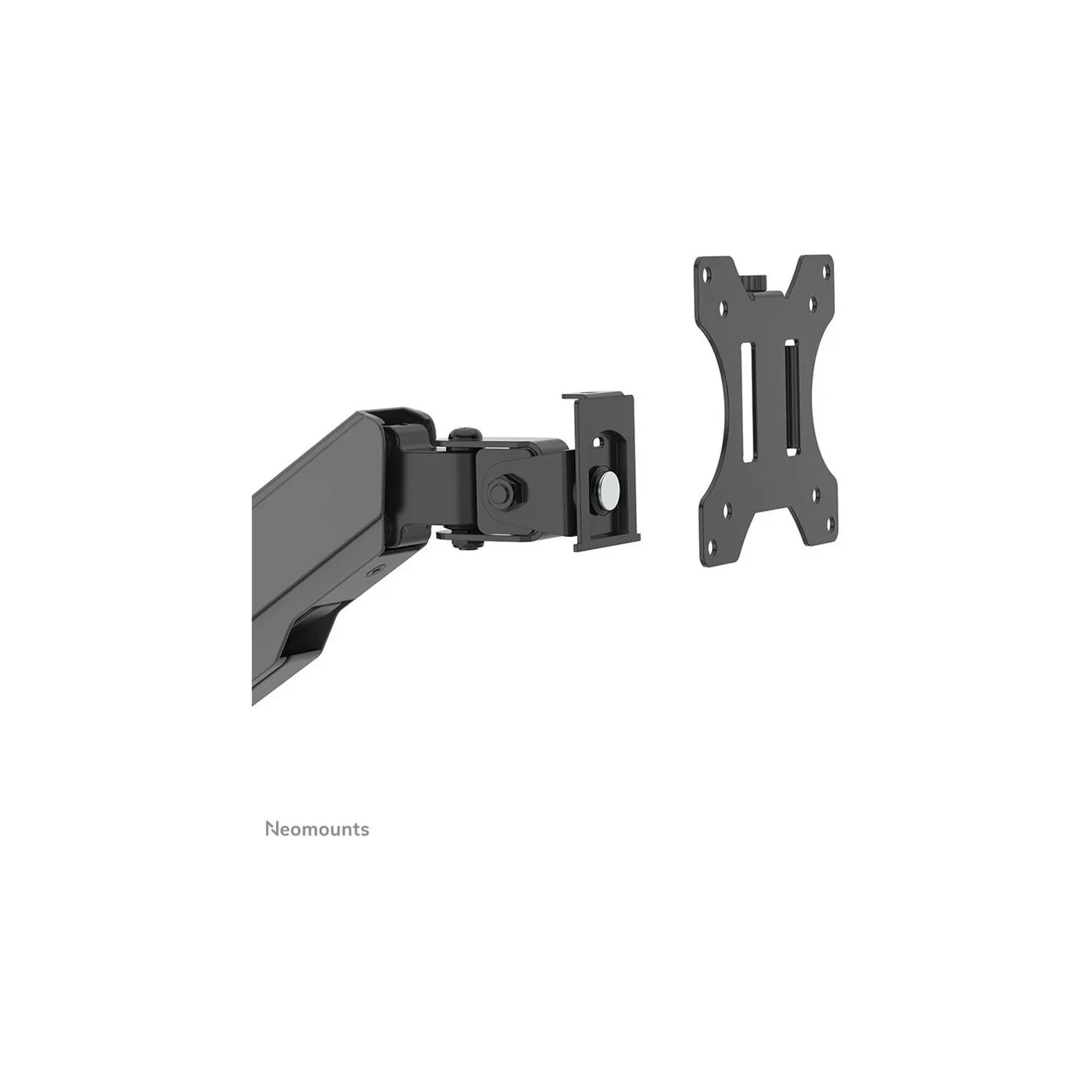 Neomounts Desk Mount | DS90-325BL1 Sit-stand workstation desk | Adjustable Height, Rotate, Tilt, Swivel | 17-32 " | Maximum weig