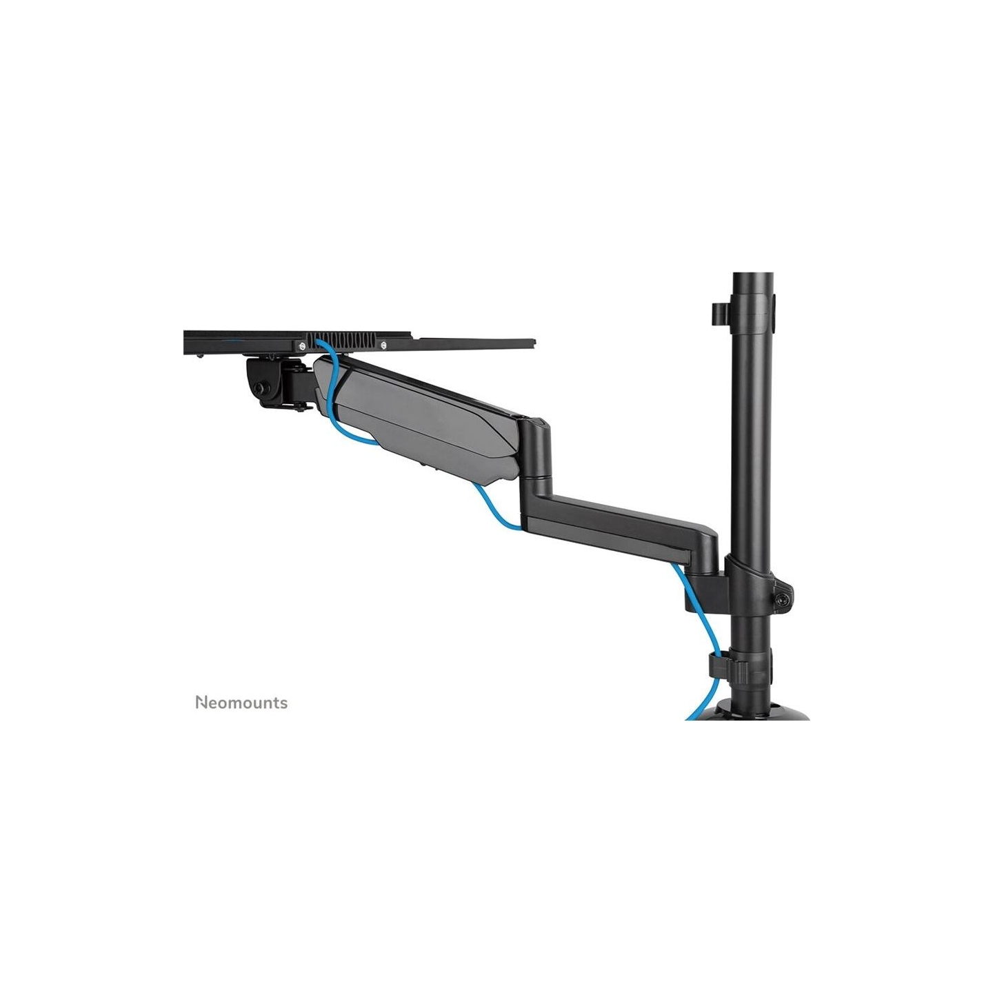 Neomounts DESK MOUNTED SIT-STAND WORKSTATION (SCREEN, KEYBOARD & MOUSE)
