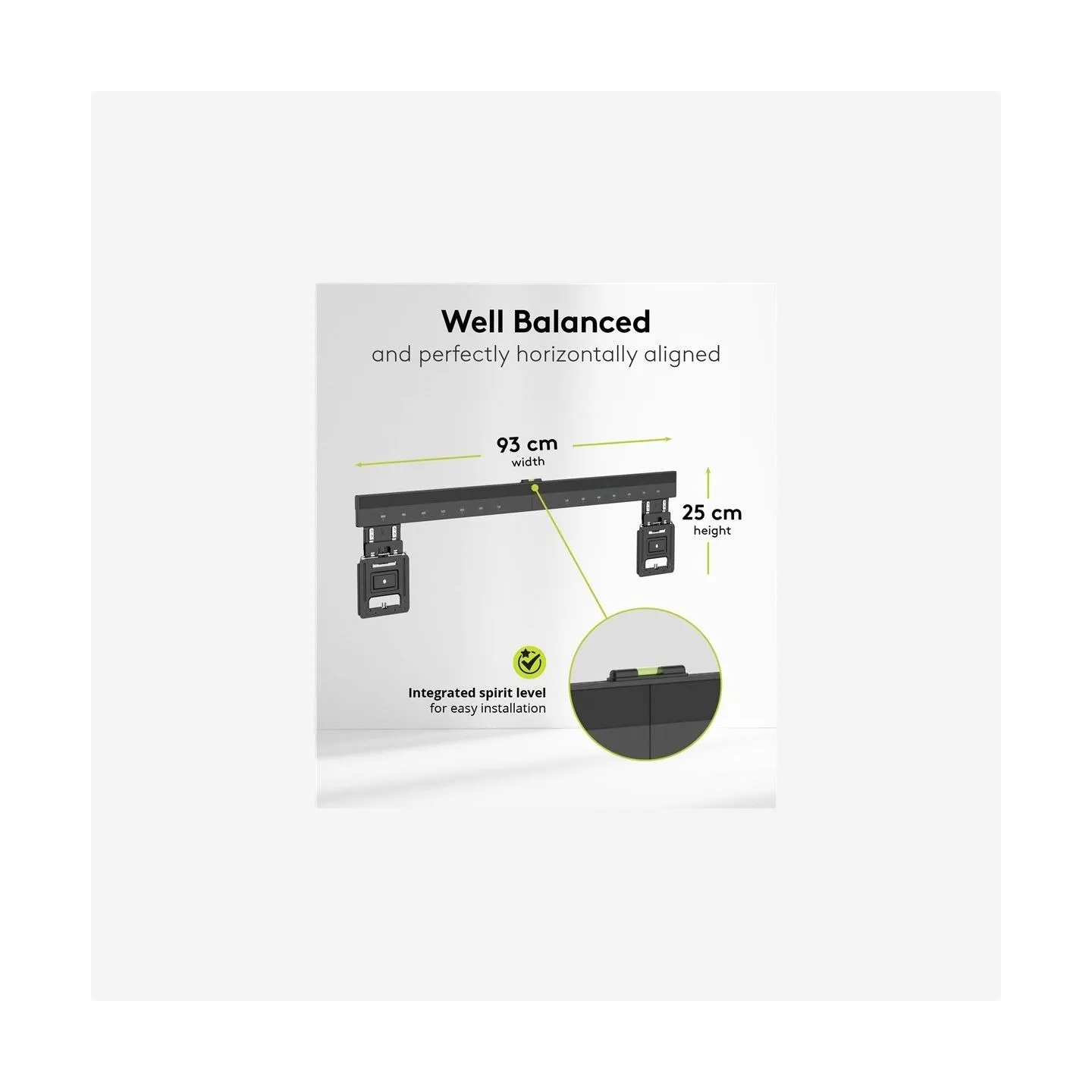 Goobay Wall mount | Ultraslim TV Wall Mount Basic FIXED (XL) | 43-100 " | Black