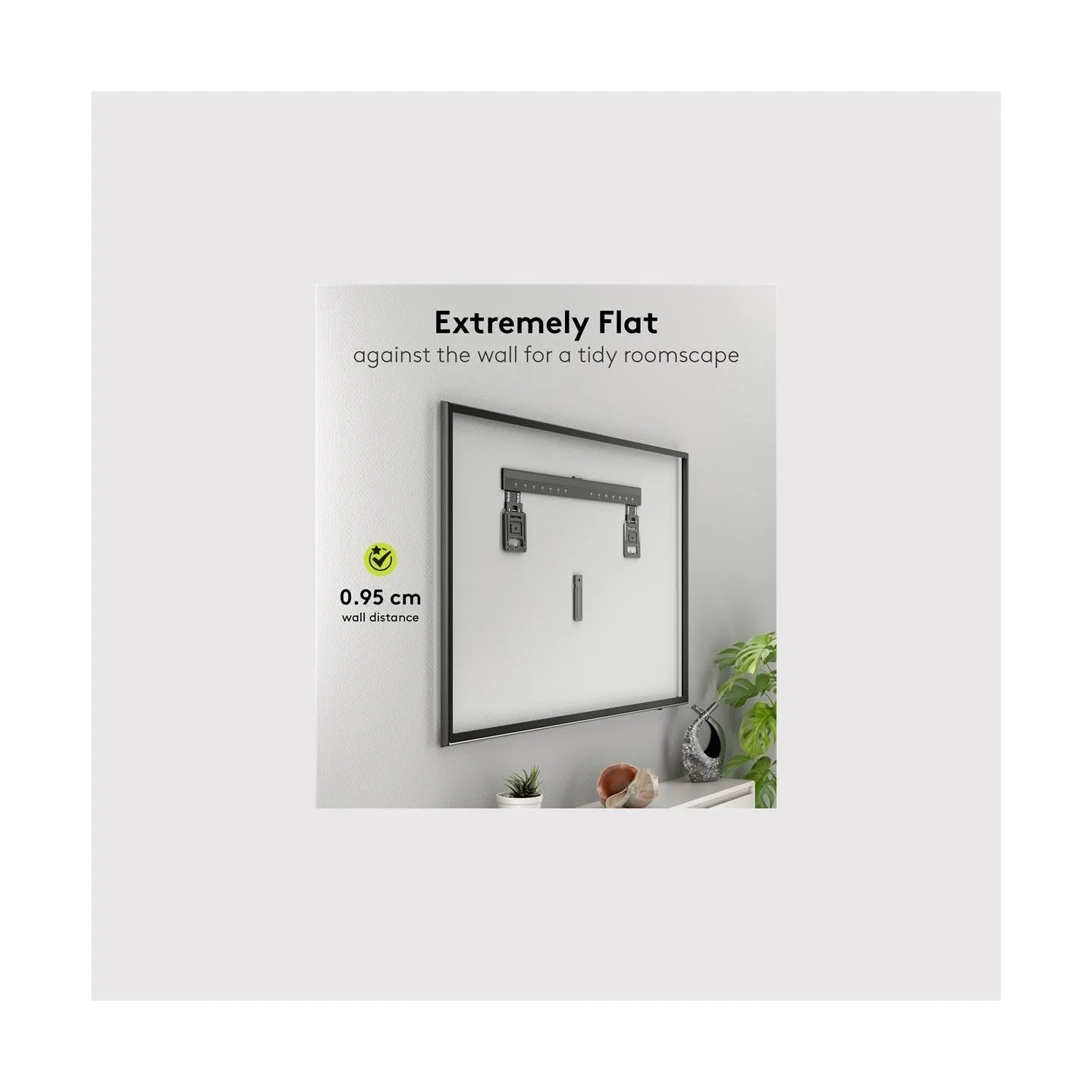 Goobay Wall mount | Ultraslim TV Wall Mount Basic FIXED (XL) | 43-100 " | Black