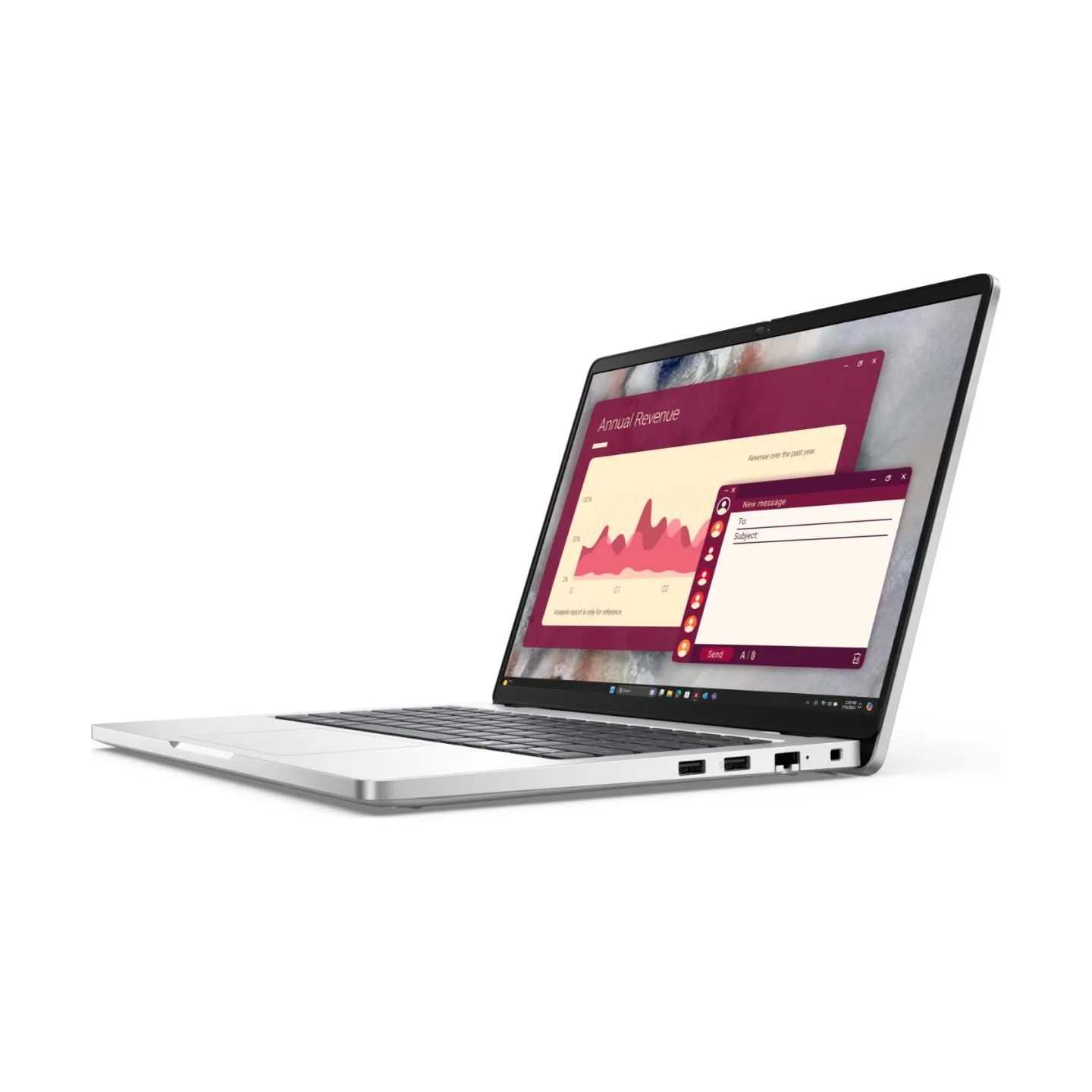 Dell Pro 14 PC14250 | Platinum Silver | 14 " | IPS | FHD+ | Anti-glare | Intel Core Ultra 5 | 235U | 16 GB | DDR5 | Solid-state 