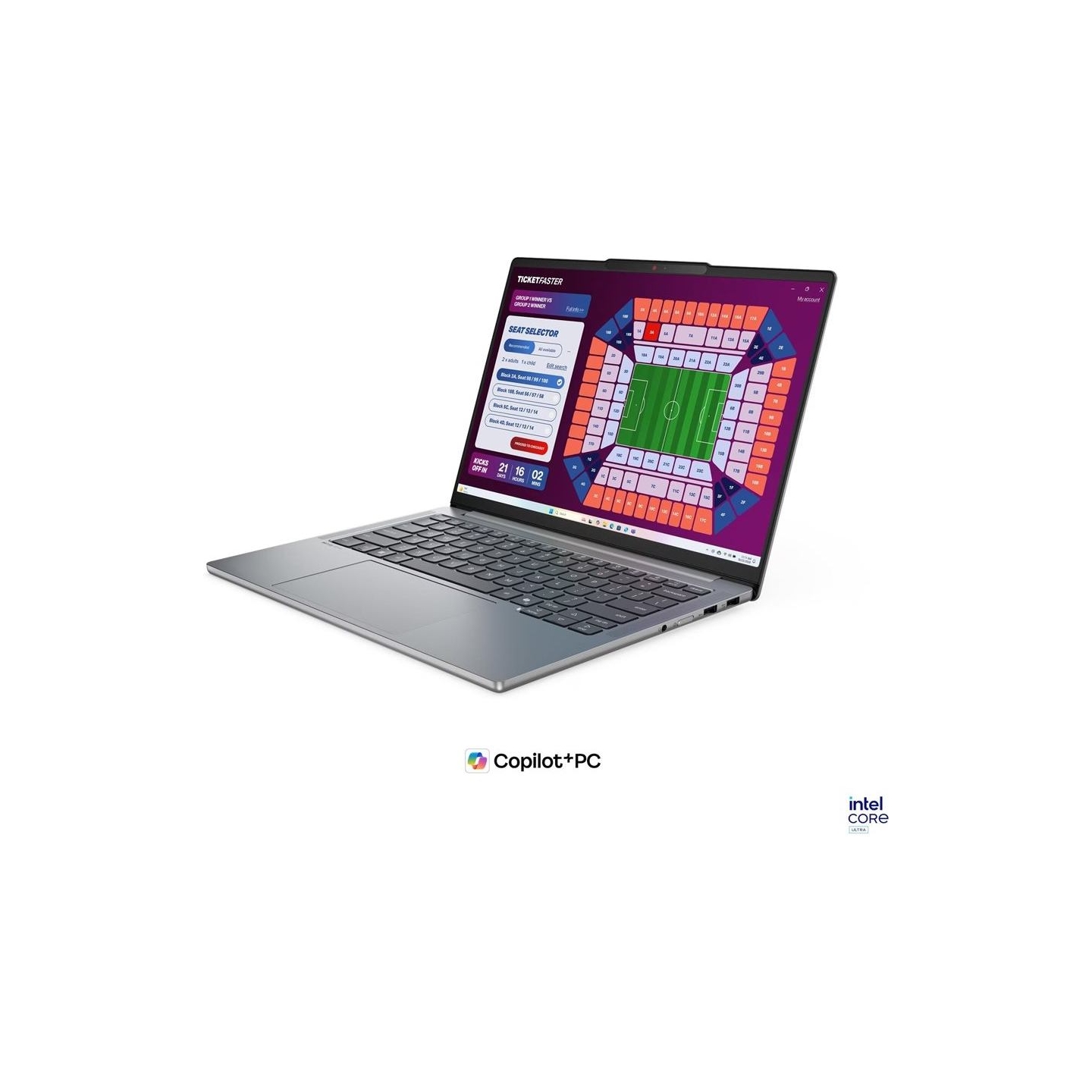 Lenovo IdeaPad Pro 5 14IPH11 14 2.8K ULT7-356H/32GB/1TB/Intel Graphics/WIN11 Pro/ENG Backlit kbd/Luna Grey/2Y Warranty | Lenovo